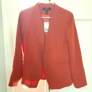 Rust color career blazer